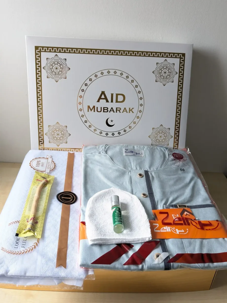 Coffret Aïd - Qamis Bleu Clair