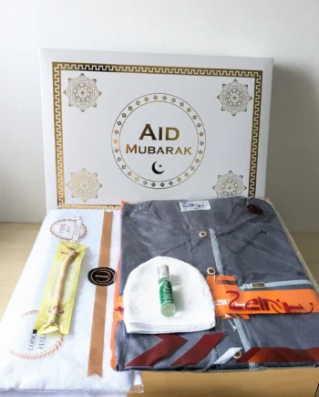 Coffret Aïd - Qamis Bleu Anthracite