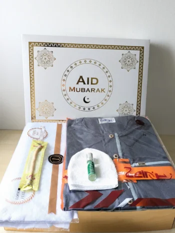 Coffret Aïd - Qamis Bleu Anthracite