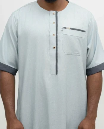 Qamis Bleu Clair
