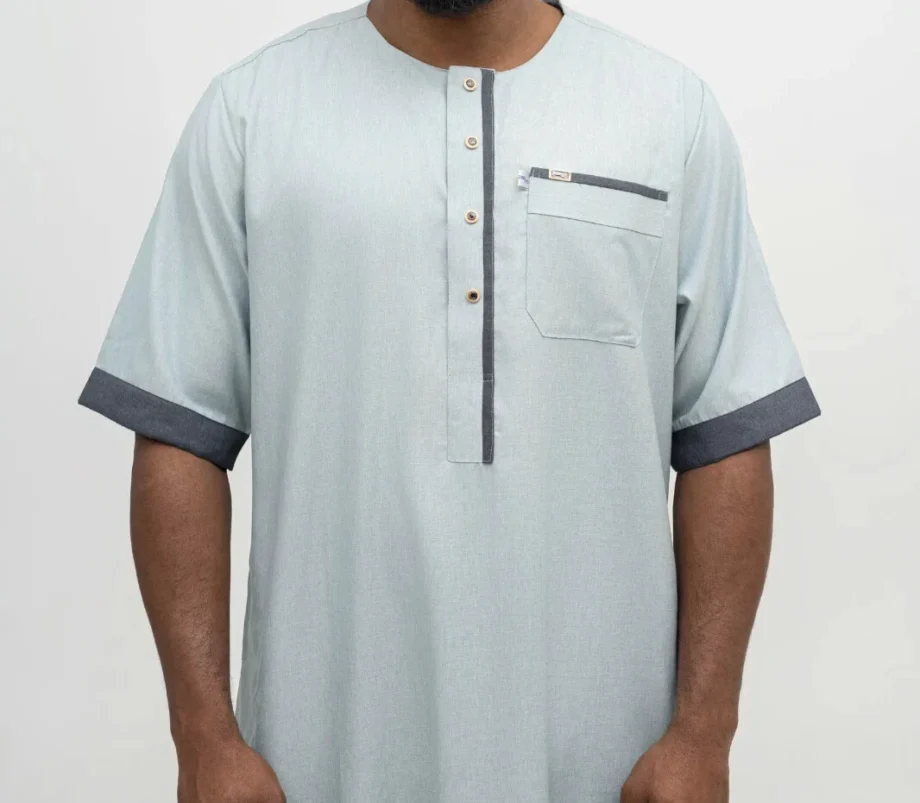 Qamis Bleu Clair
